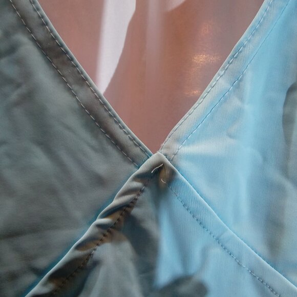 Jordan Lee blue halter crop Small - Picture 3 of 5